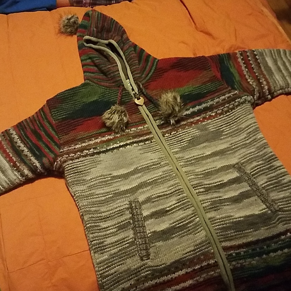 Wool jacket with polyester lining. Hand made